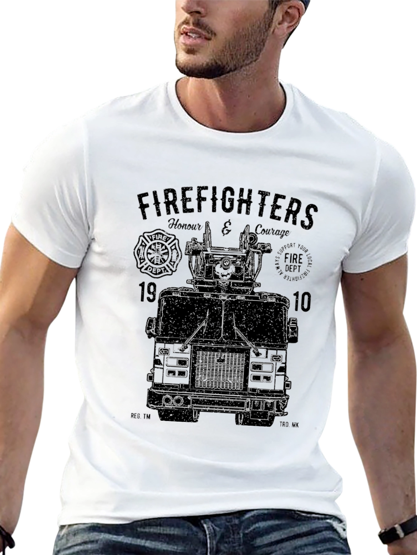 Firefighters Honour Courage Graphic T-Shirt