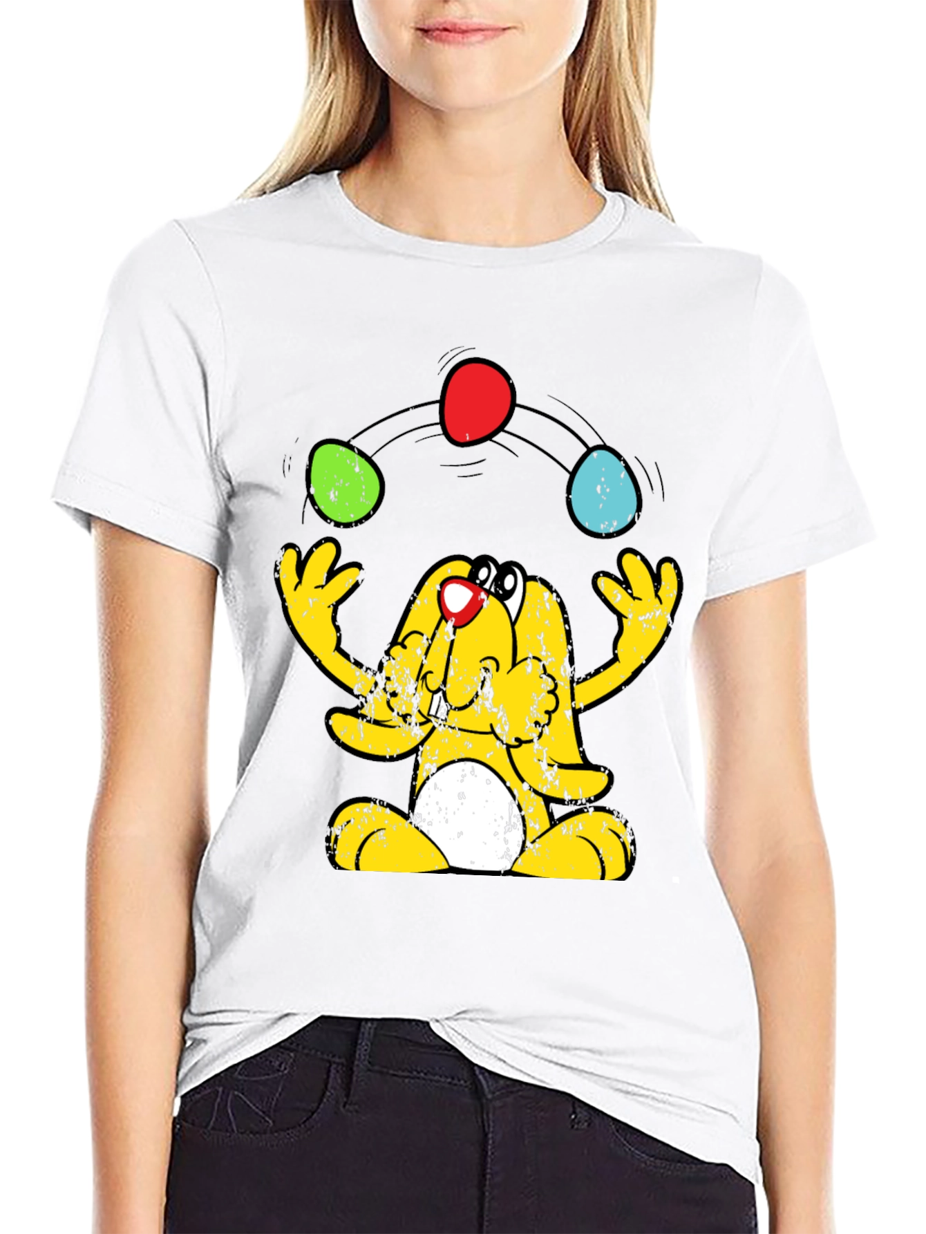 Juggling Easter Bunny T-Shirt