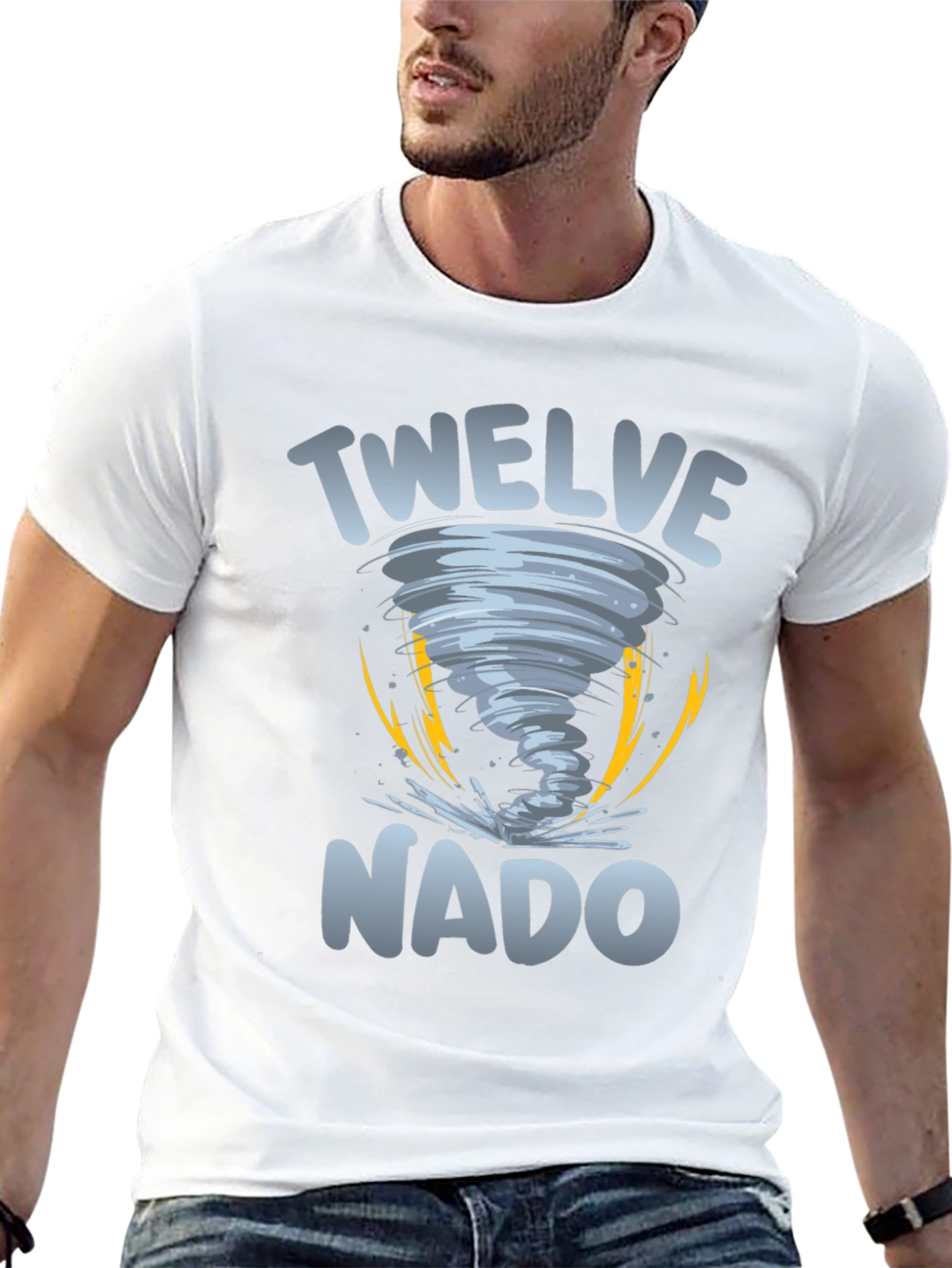 Twelve-Nado Graphic Black T-Shirt