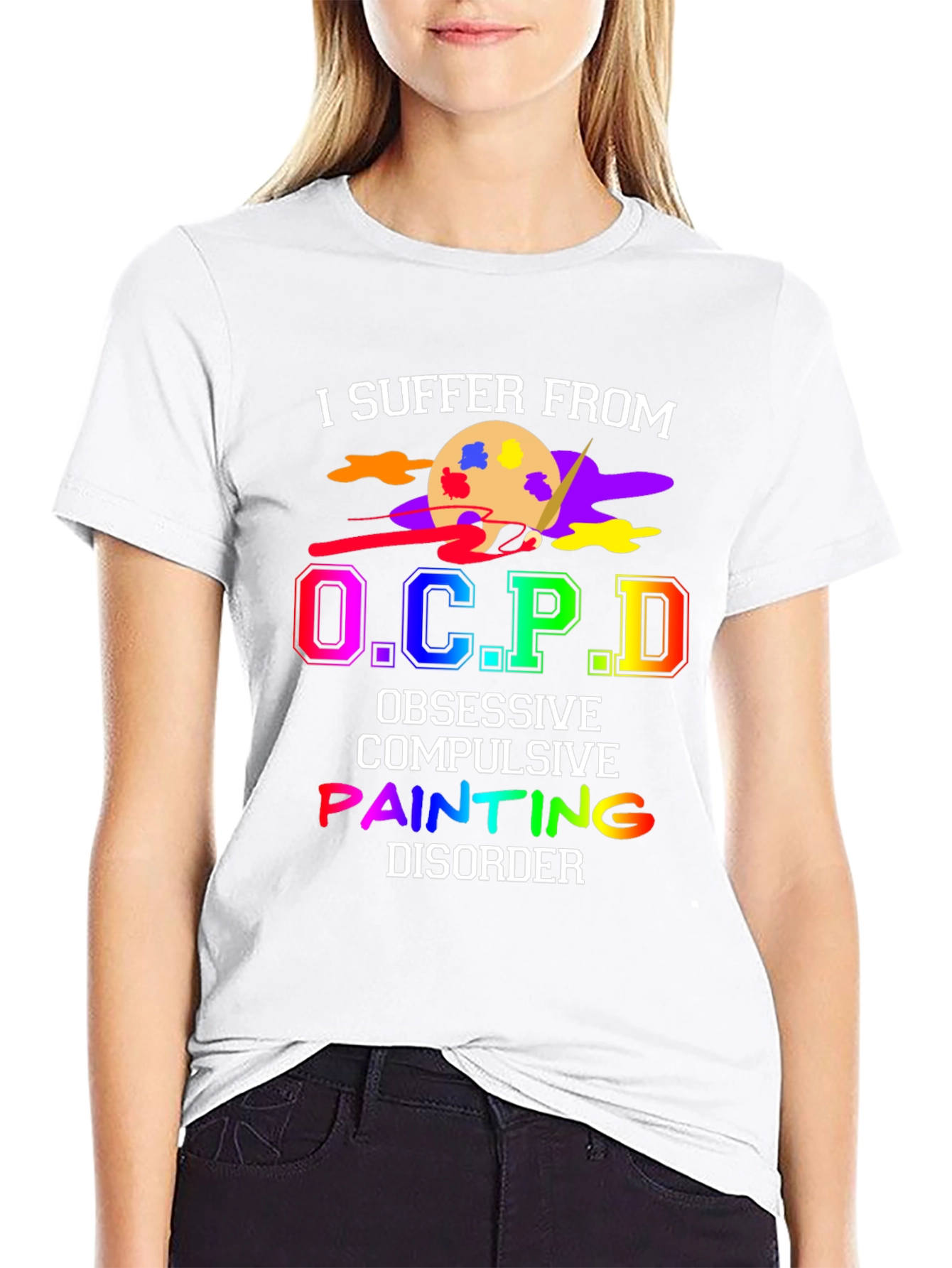 OCPD Painting Disorder Novelty T-Shirt
