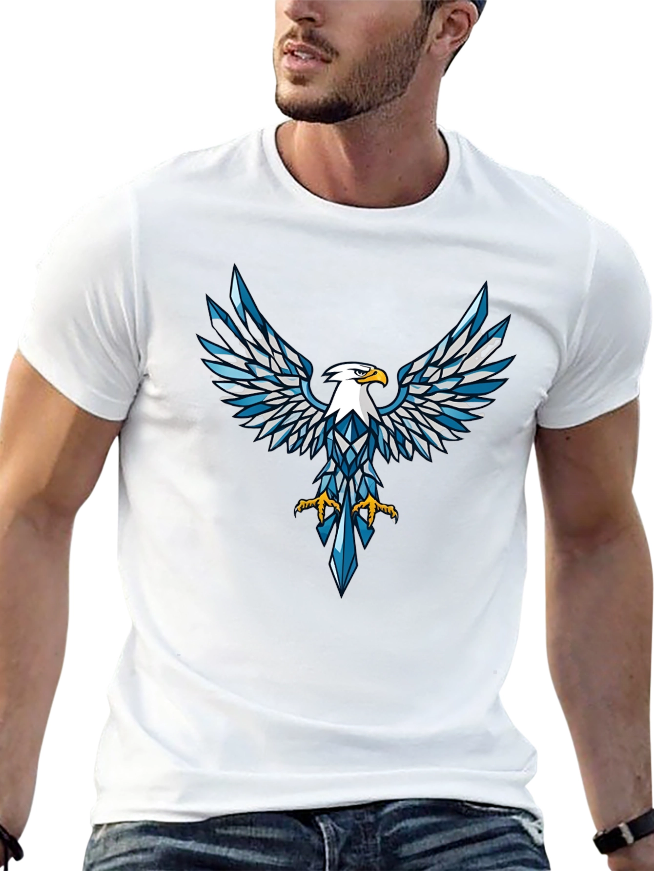 Eagle Graphic Tee - Bold Design Soft Fabric