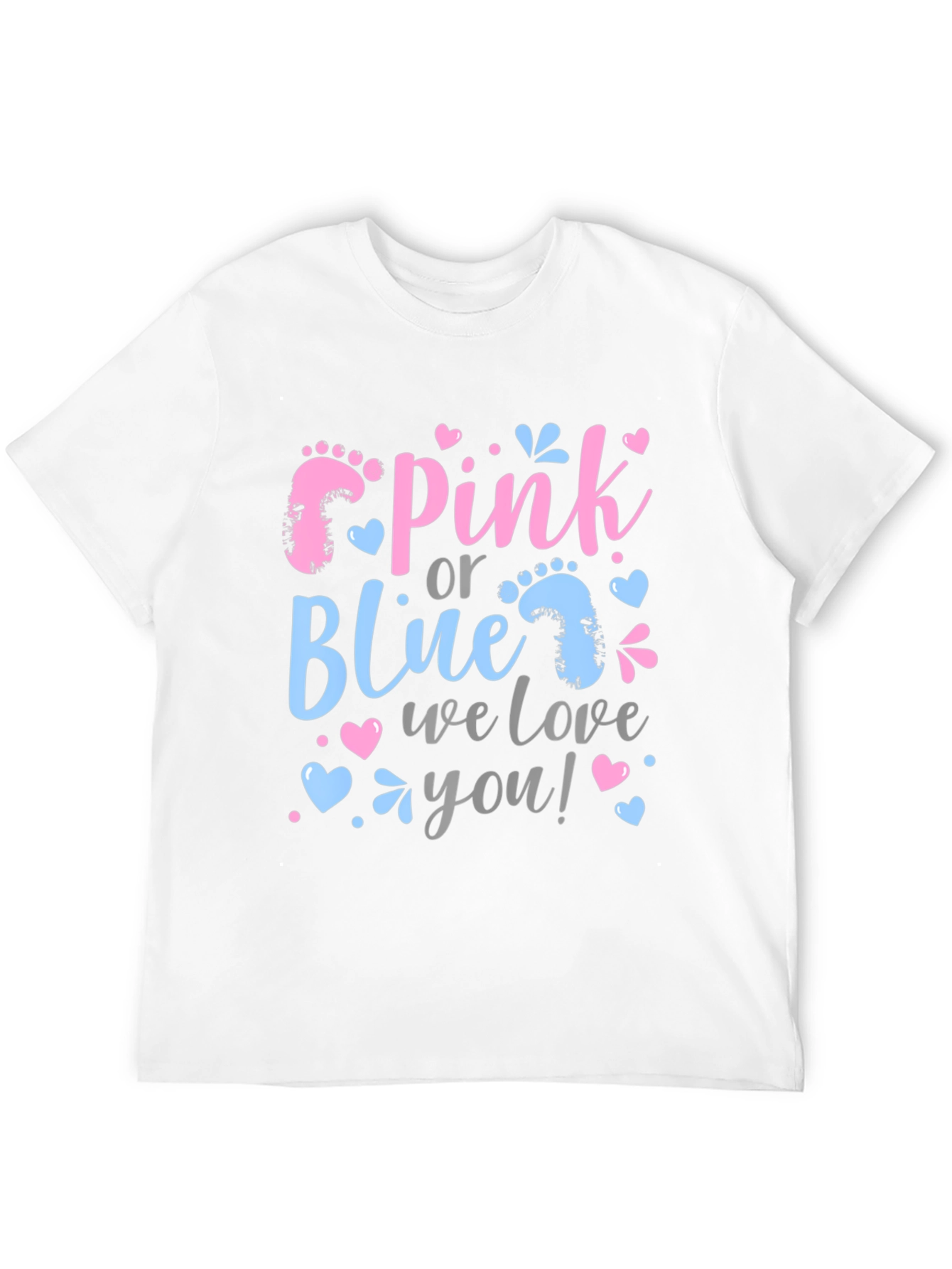 Pink or Blue Gender Reveal T-Shirt