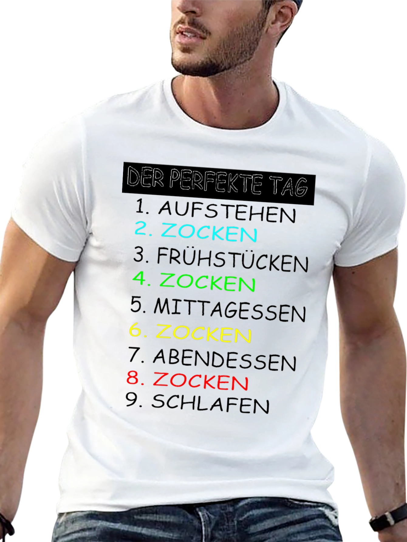 Gamers Perfect Day Black T-Shirt