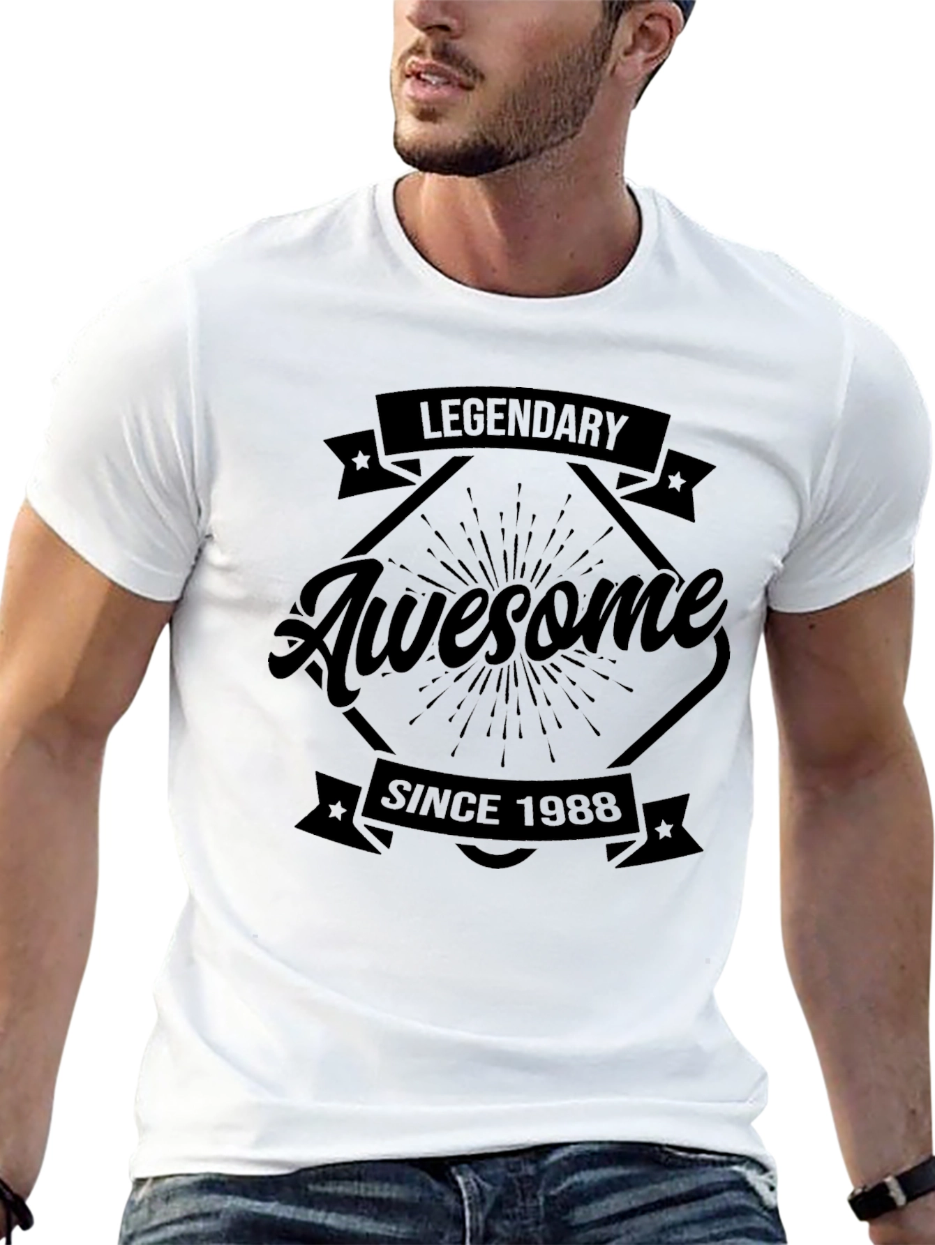 Legendary Awesome Since 1988 Black T-Shirt