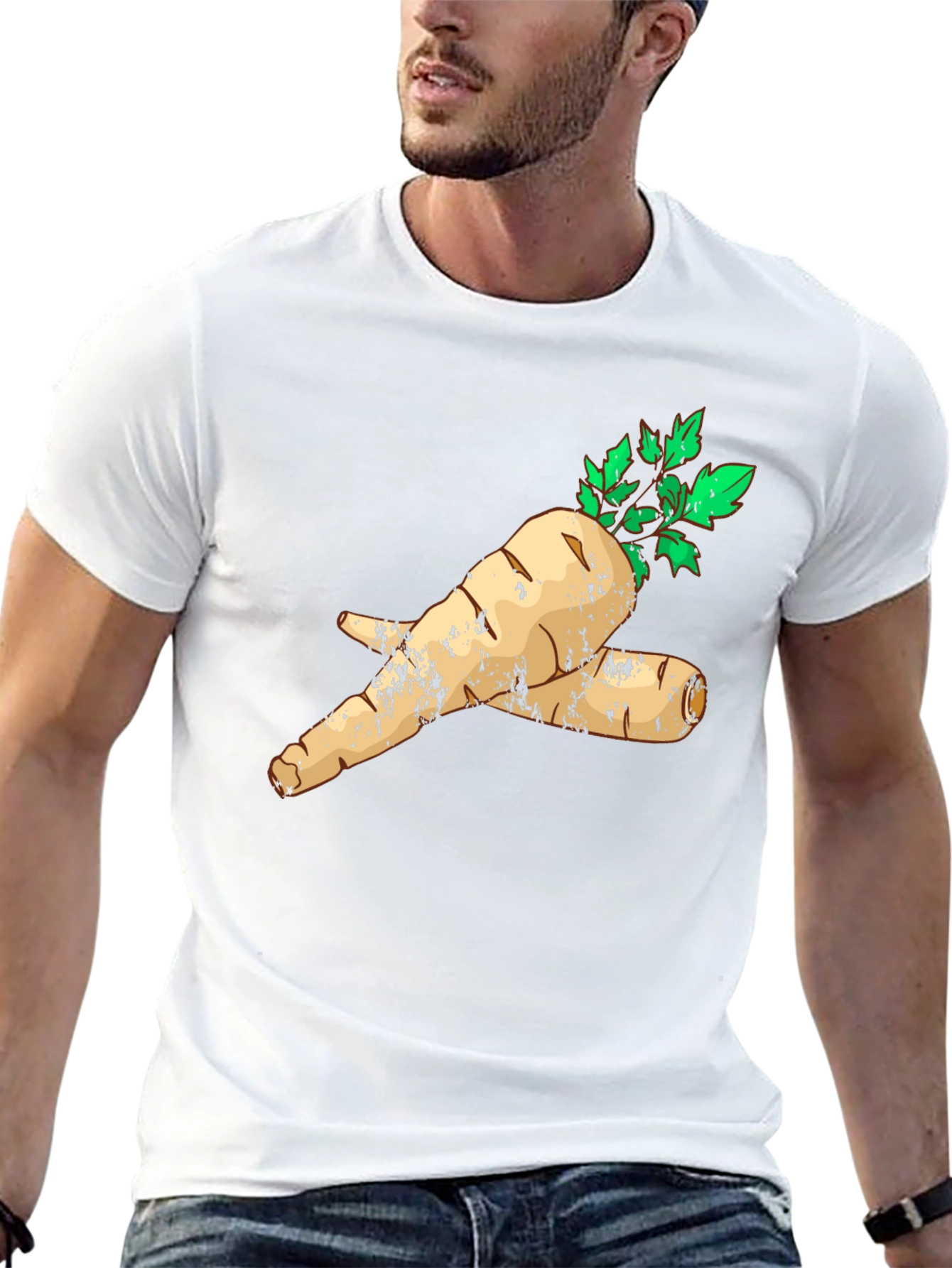 Parsnip Graphic T-Shirt - Unique Vegetable Tee