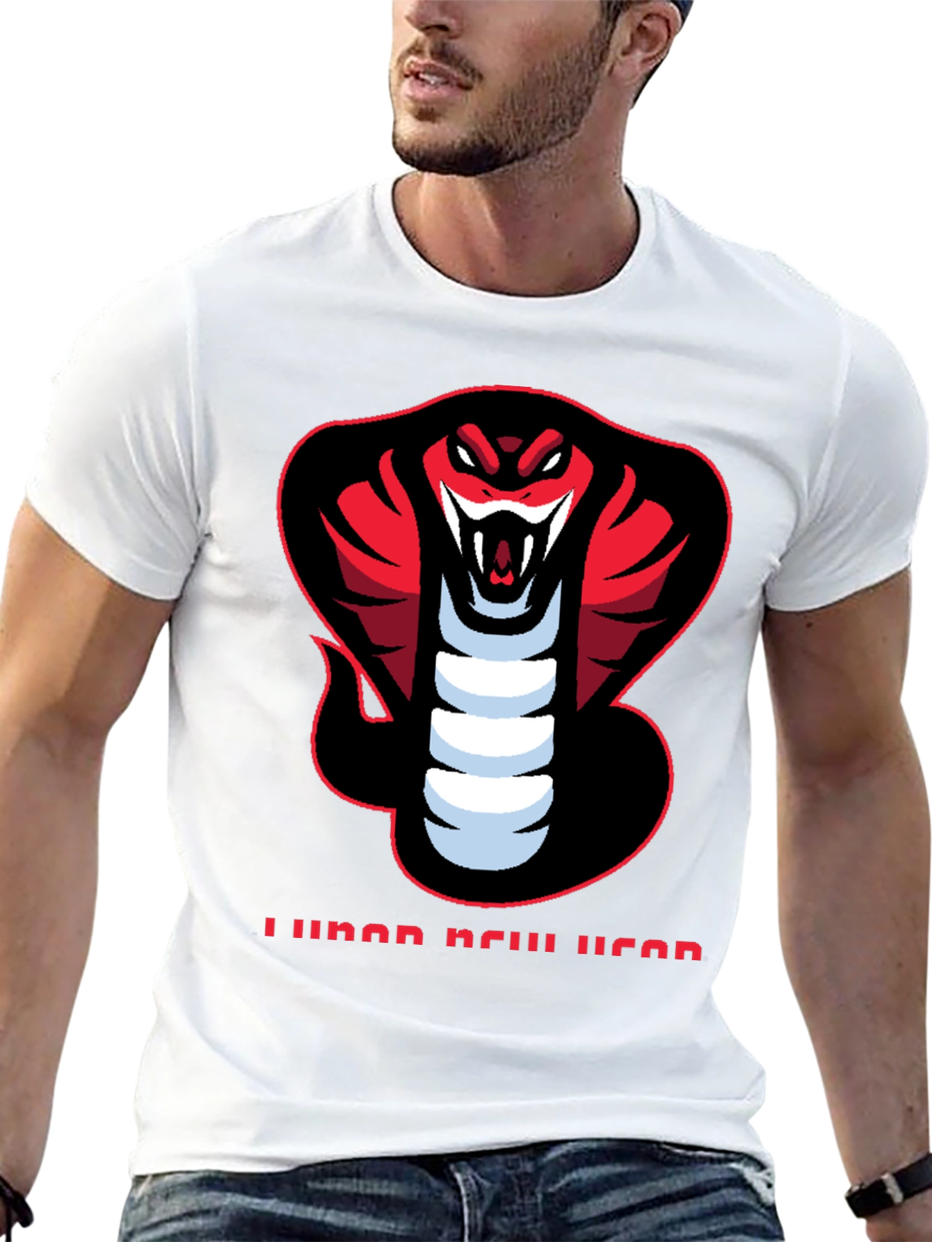 Lunar New Year Cobra Graphic Tee - Black