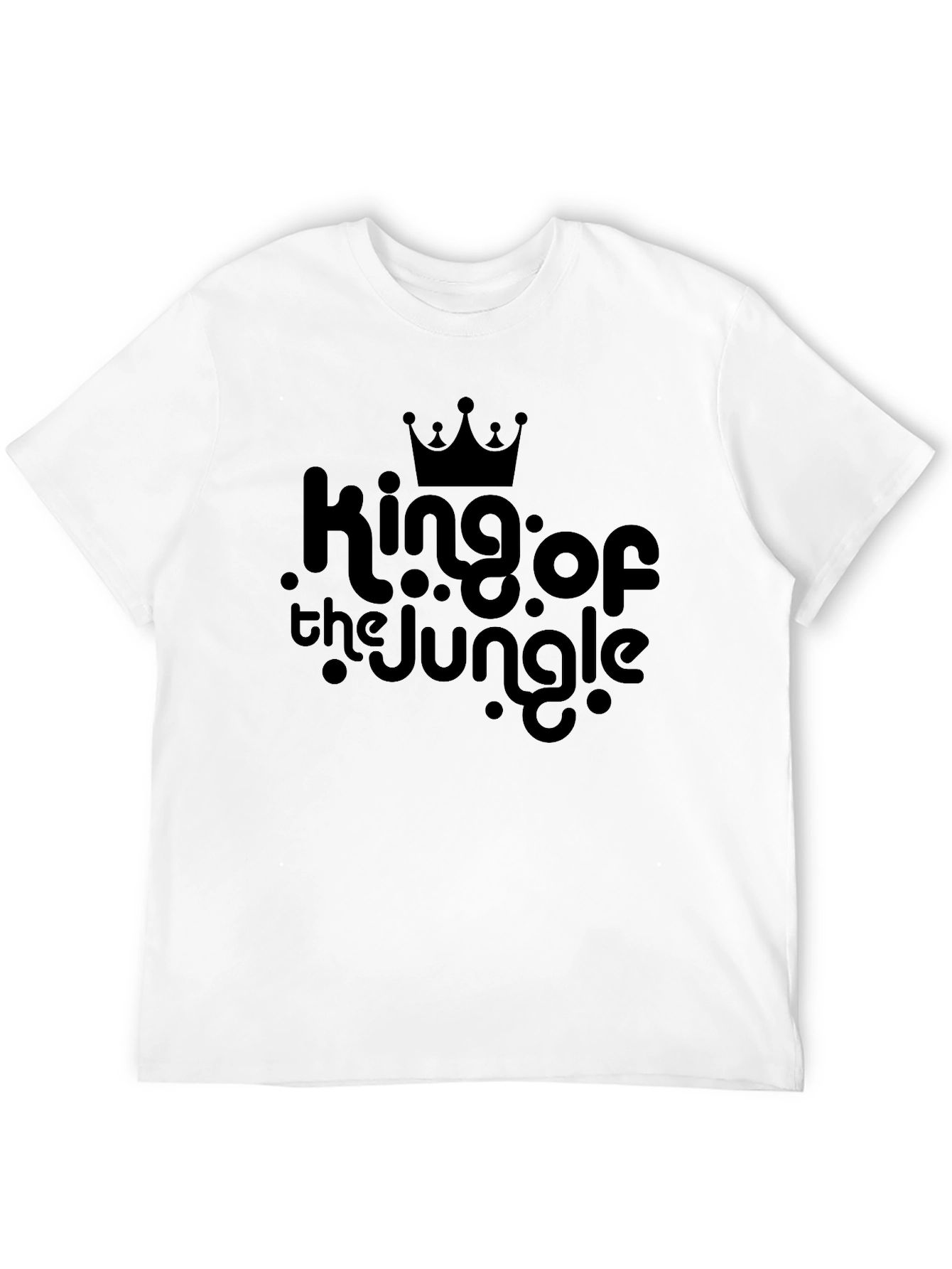 King of the Jungle Black Graphic Tee