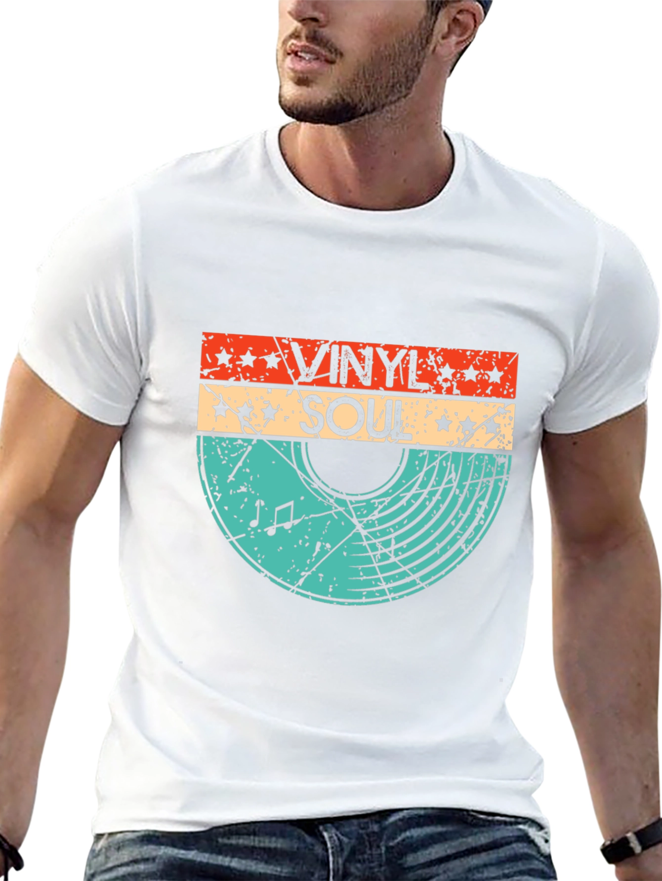 Retro Vinyl Soul Music T-Shirt