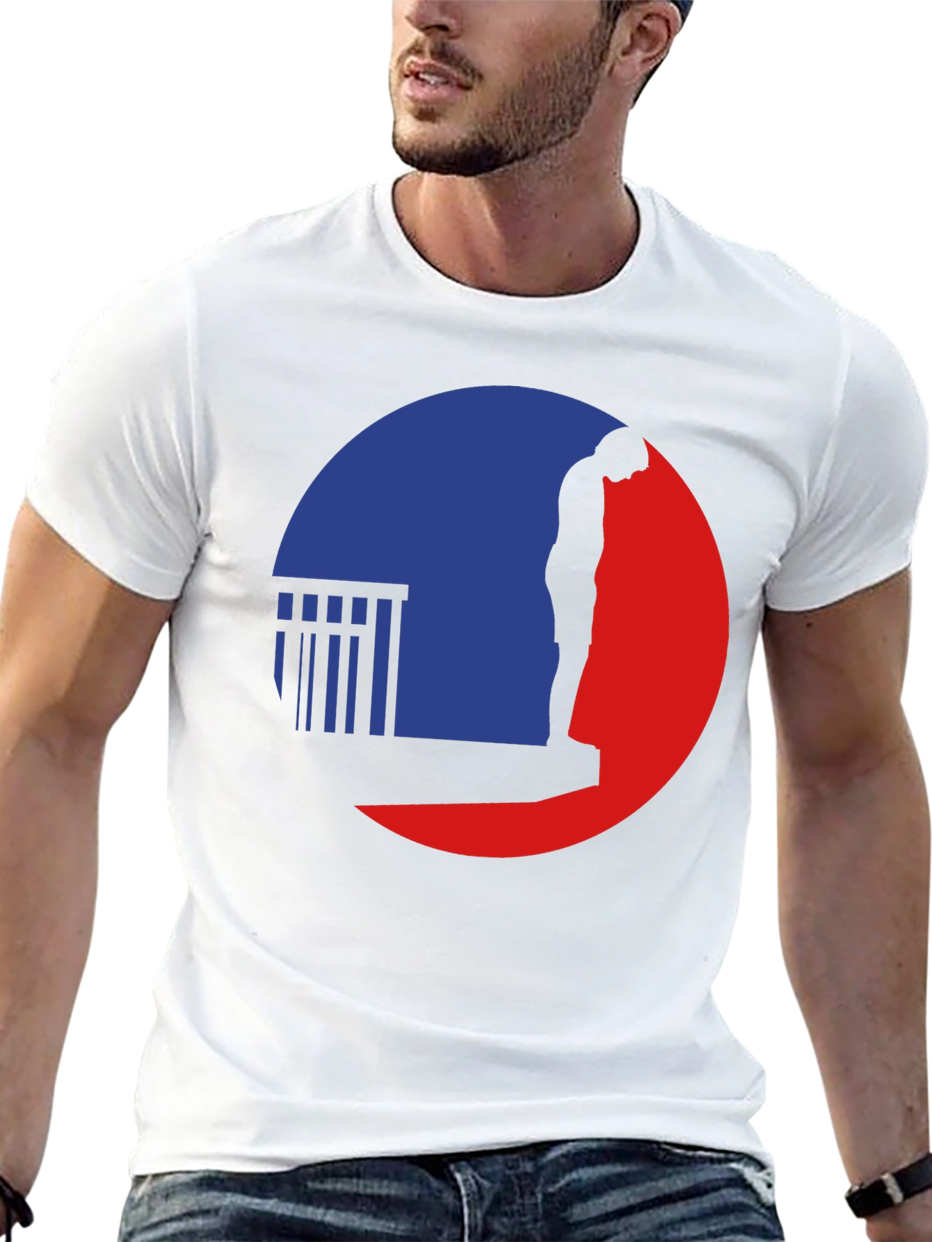 Silhouette Graphic Tee - Black Casual T-Shirt