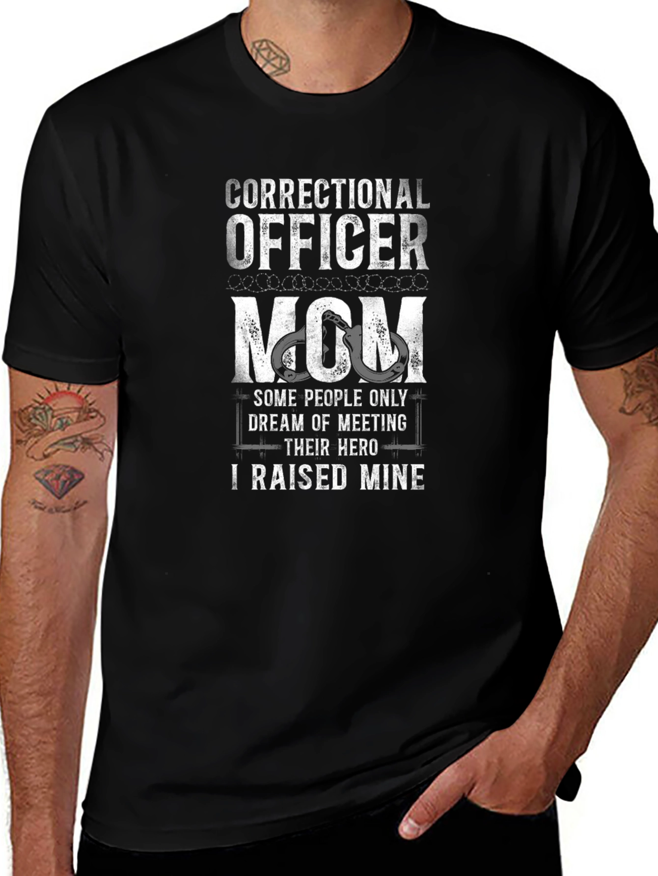 Correctional Officer Mom Graphic T-Shirt