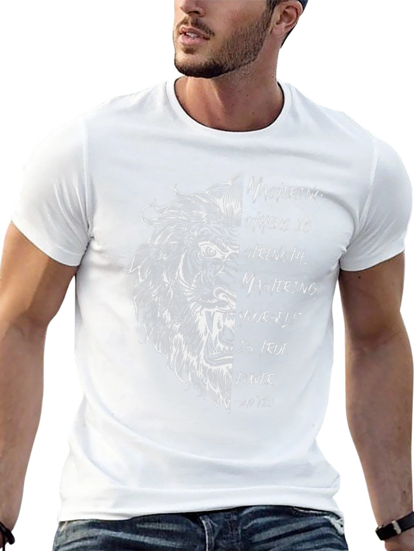 Lion Art T-Shirt | Motivational Tee