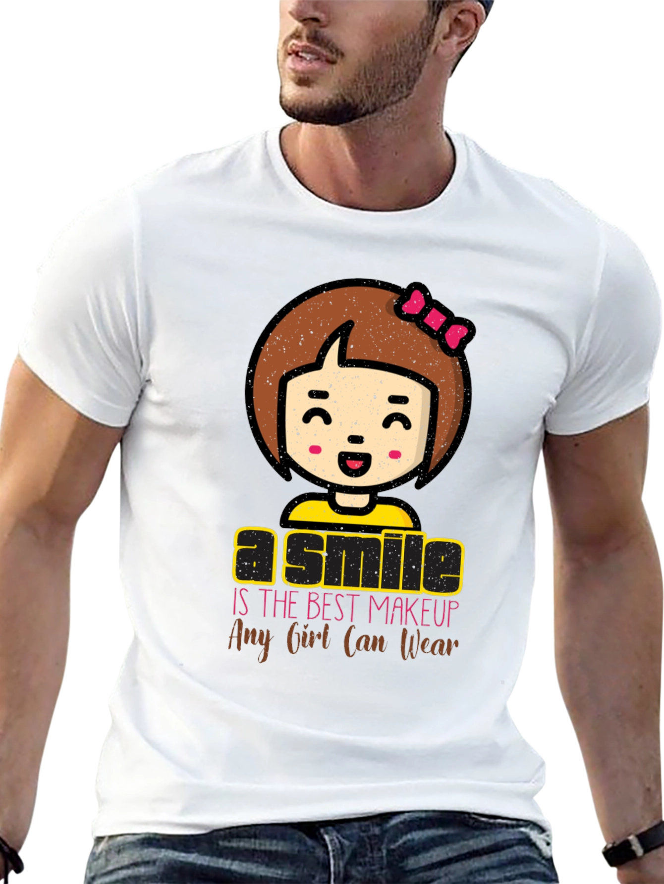 Smile is the Best Makeup Tee