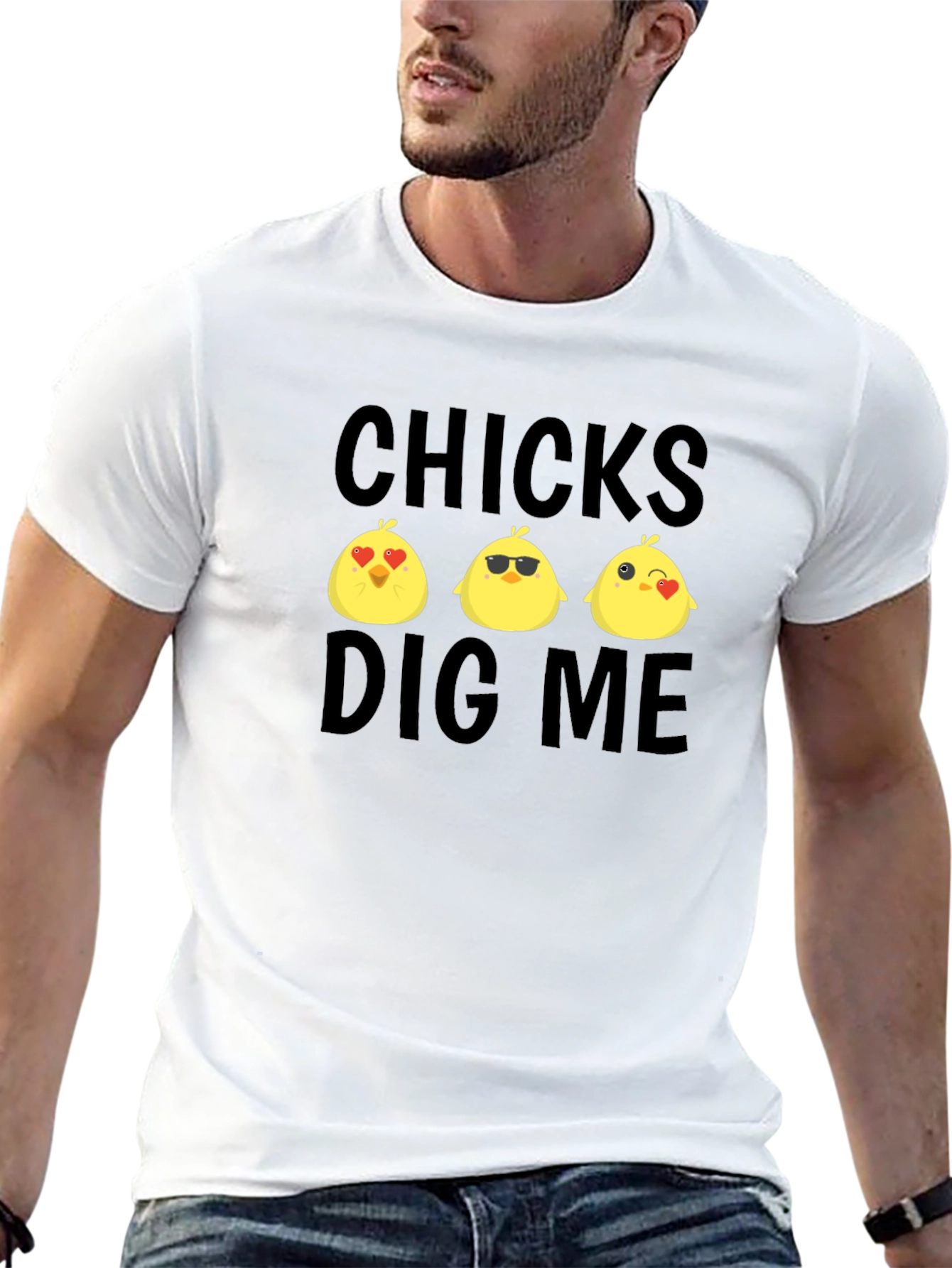 Chicks Dig Me Graphic Tee - Funny Easter T-Shirt