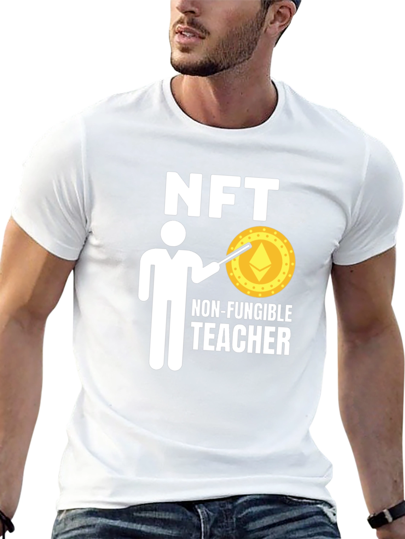 NFT Teacher Black T-Shirt - Crypto Education