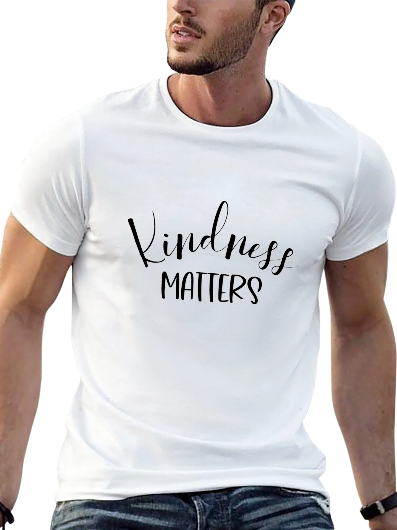 Kindness Matters Graphic Tee - Black