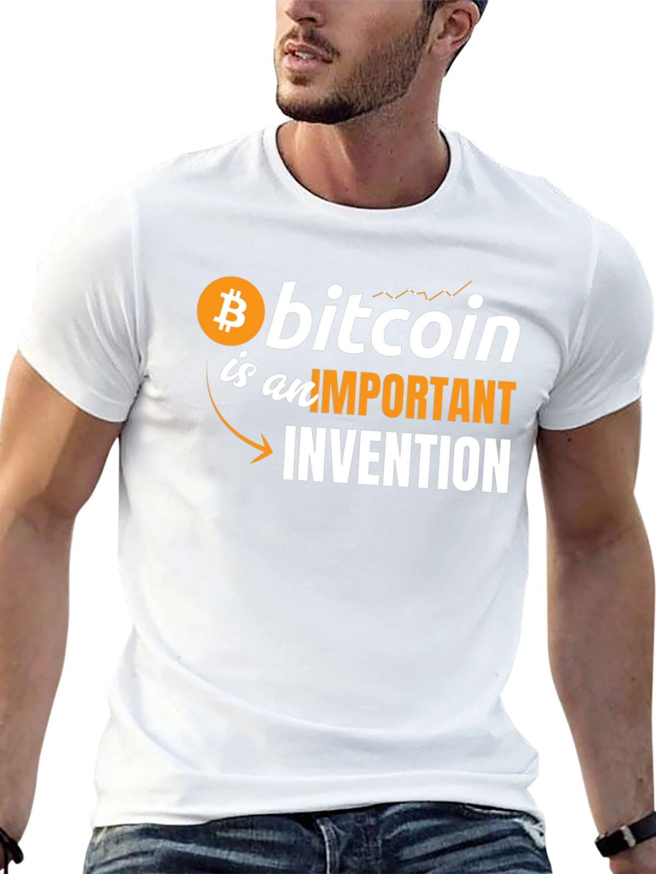 Bitcoin Important Invention Graphic Tee