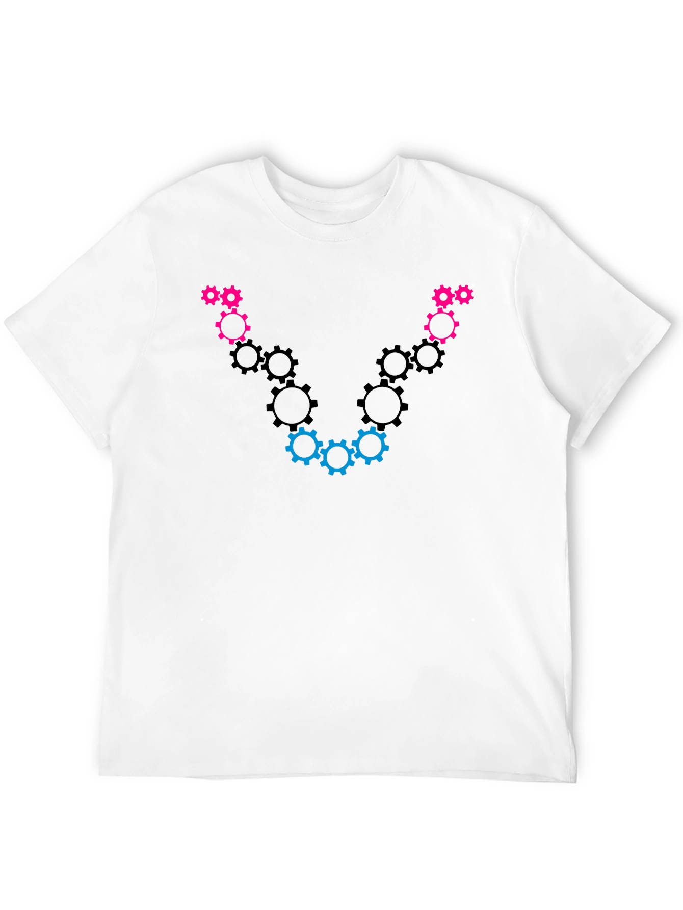 Gear Design Black T-Shirt