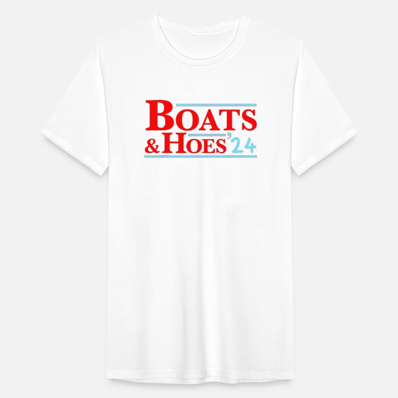 Boats & Hoes 24 Vintage Logo For Your Step Brother