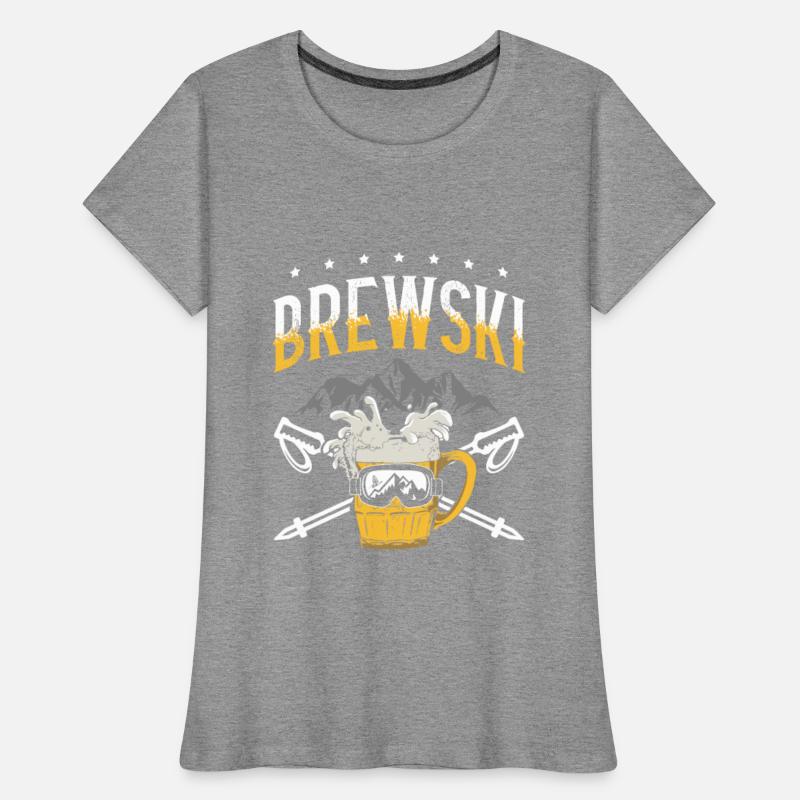 Brewski Beer Drinker Skiing Ice Ski Winter Sport