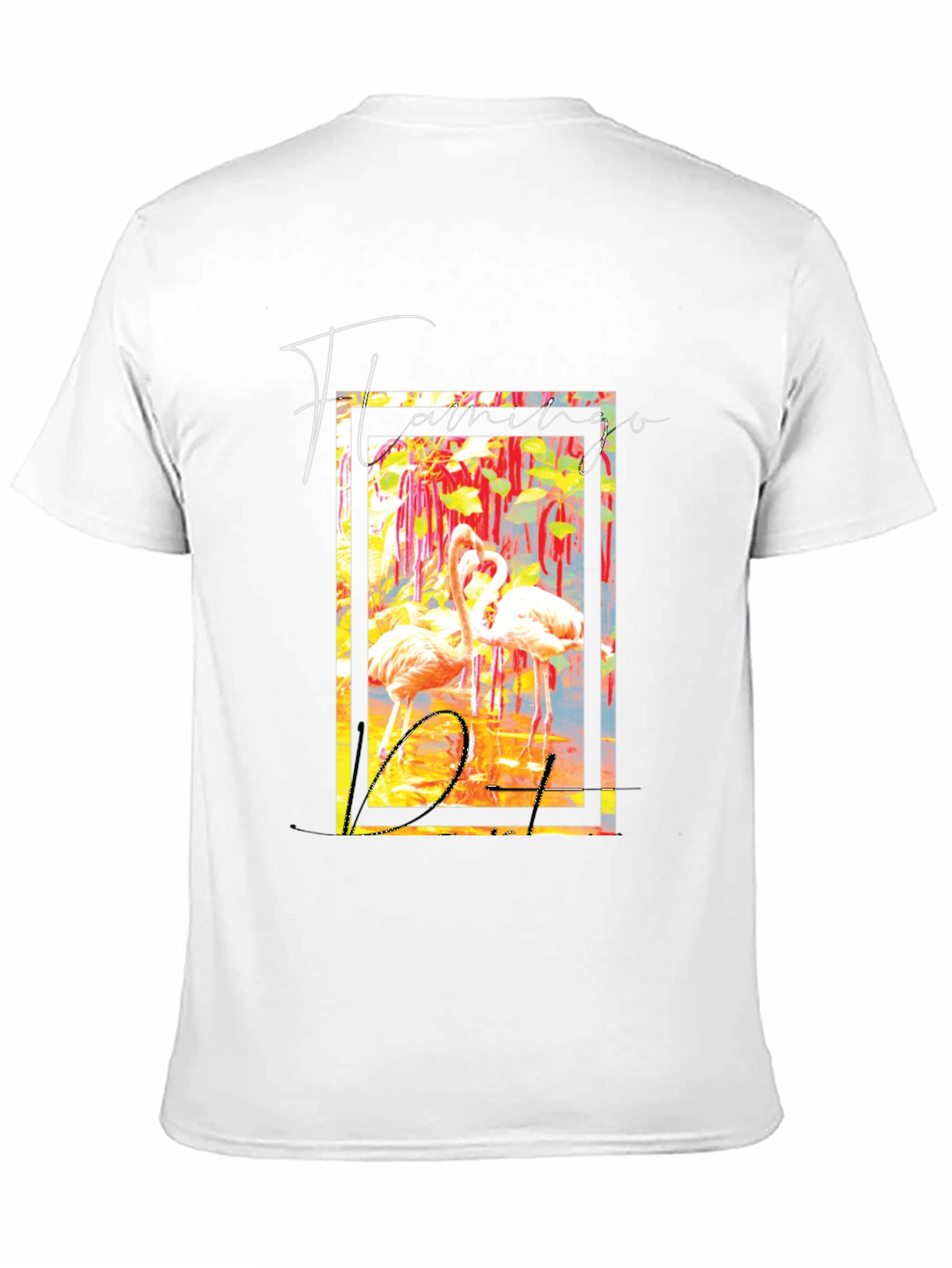 Flamingo District Black Graphic T-Shirt