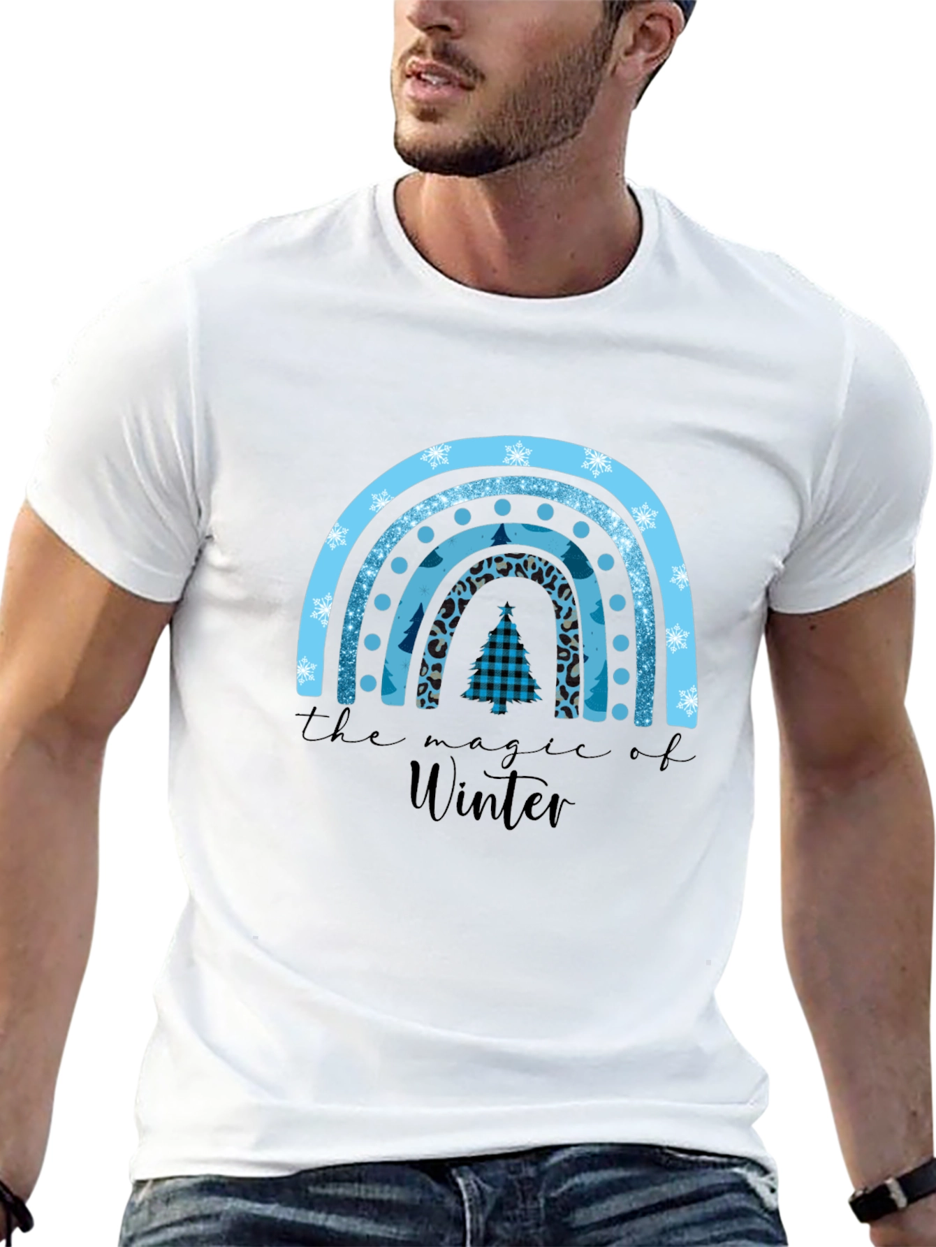 Winter Magic Graphic Tee - Festive Holiday Shirt