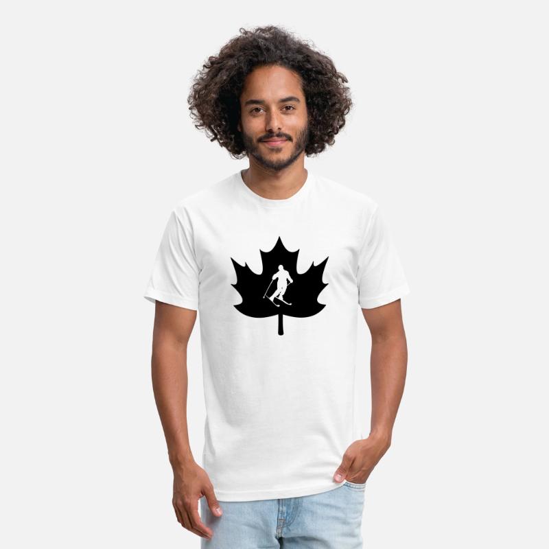 Canada Skiing maple leaf