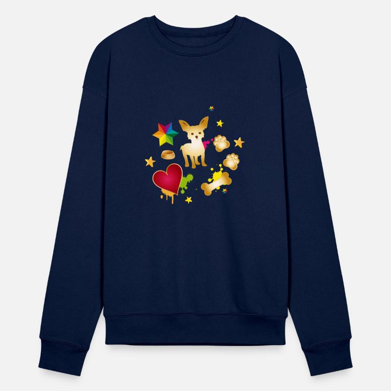 Chihuahua with colorful dog accessories