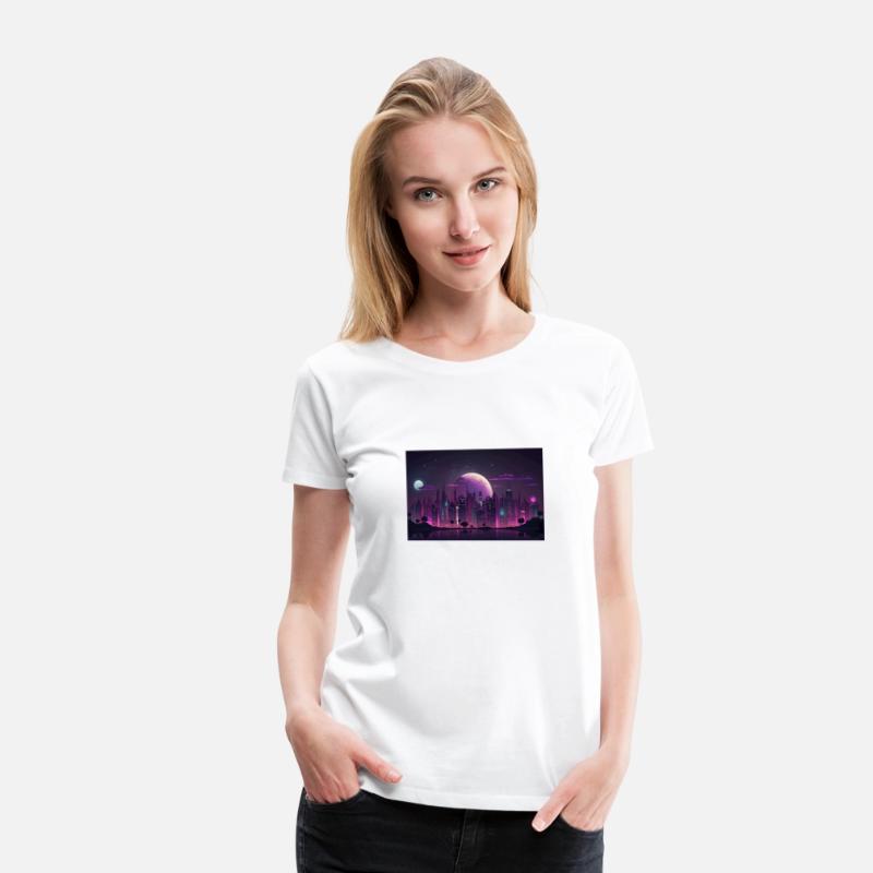 City skyline at night