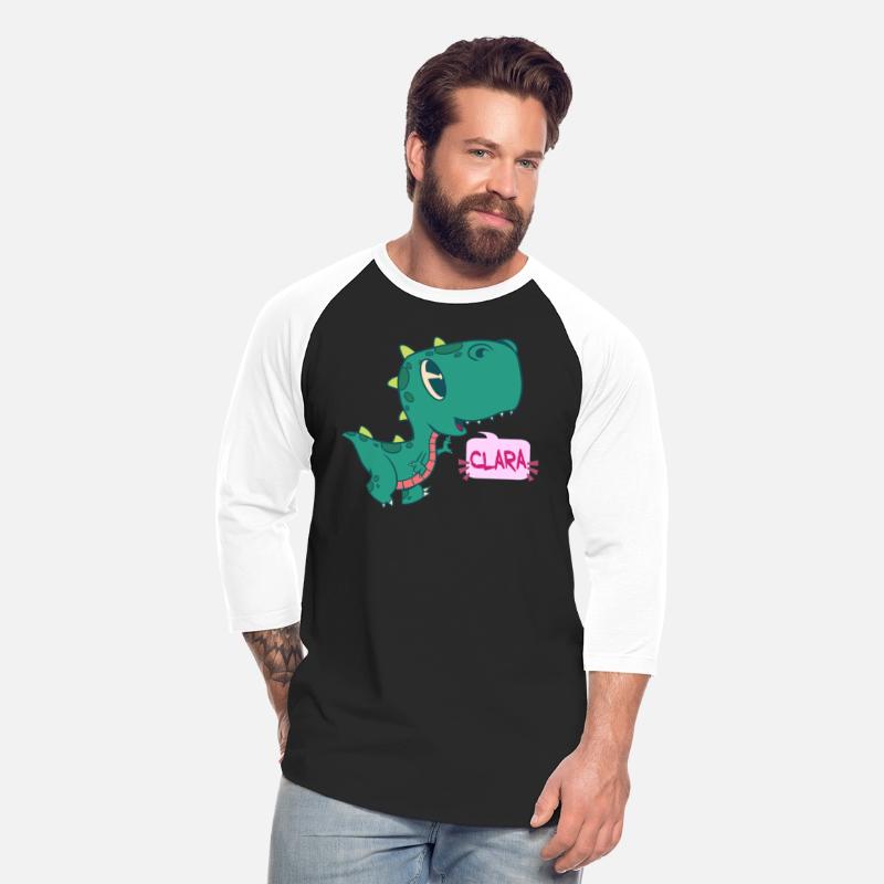 CLARA - Lovely girl name with cute dinosaur