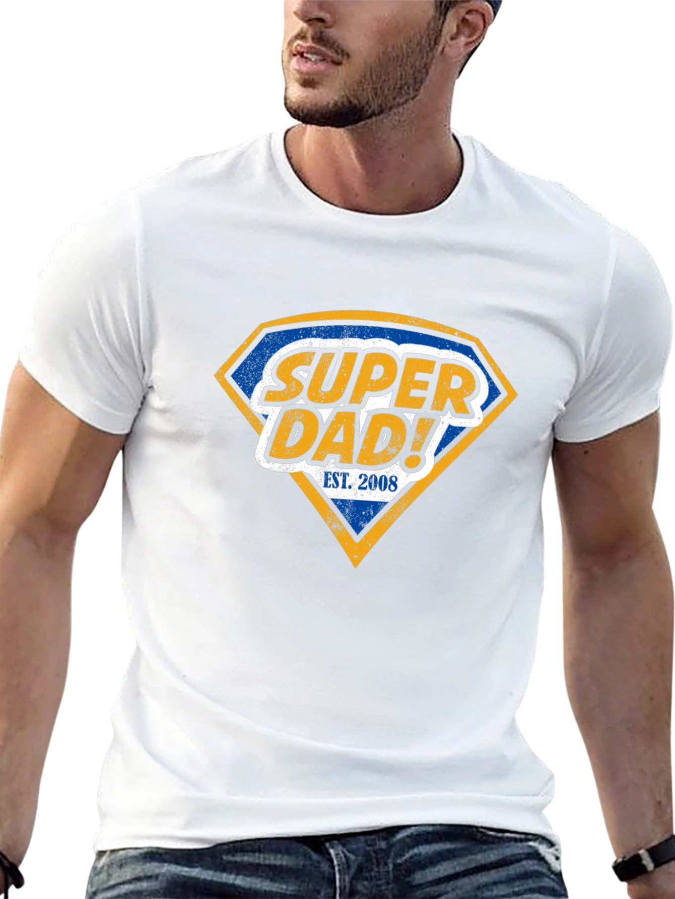 Super Dad Est. 2008 Graphic T-Shirt
