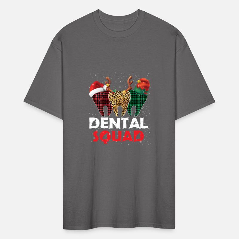 Dental Squad Leopard Print Tooth Reindeer