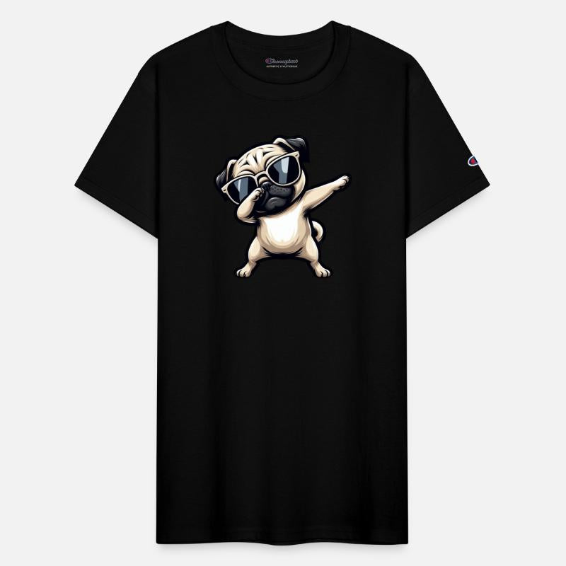 Dog pug cool dab dabbing