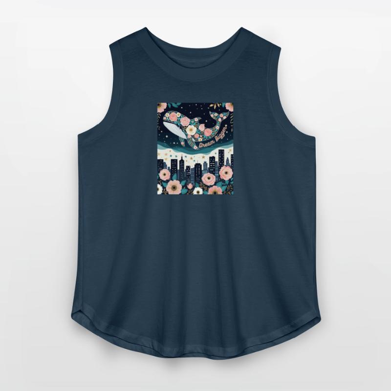 Dream Bigger Whale T-Shirt – Floral Whale Floating