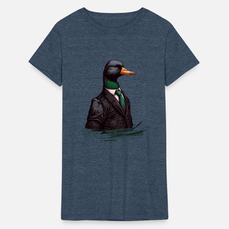 Duck in feather Suit