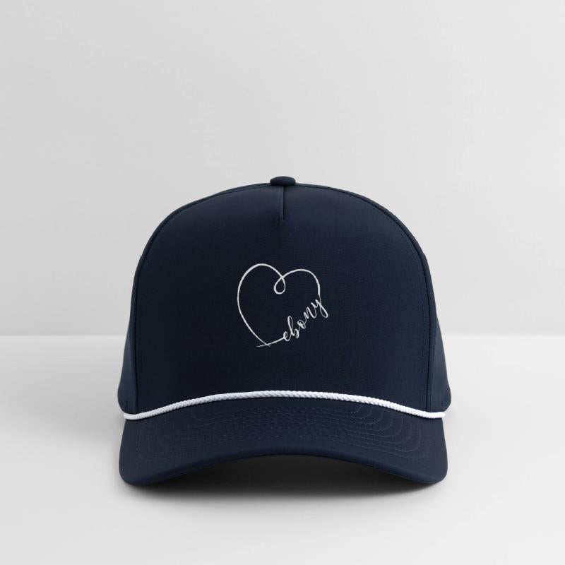 Ebony Name Heart Calligraphy