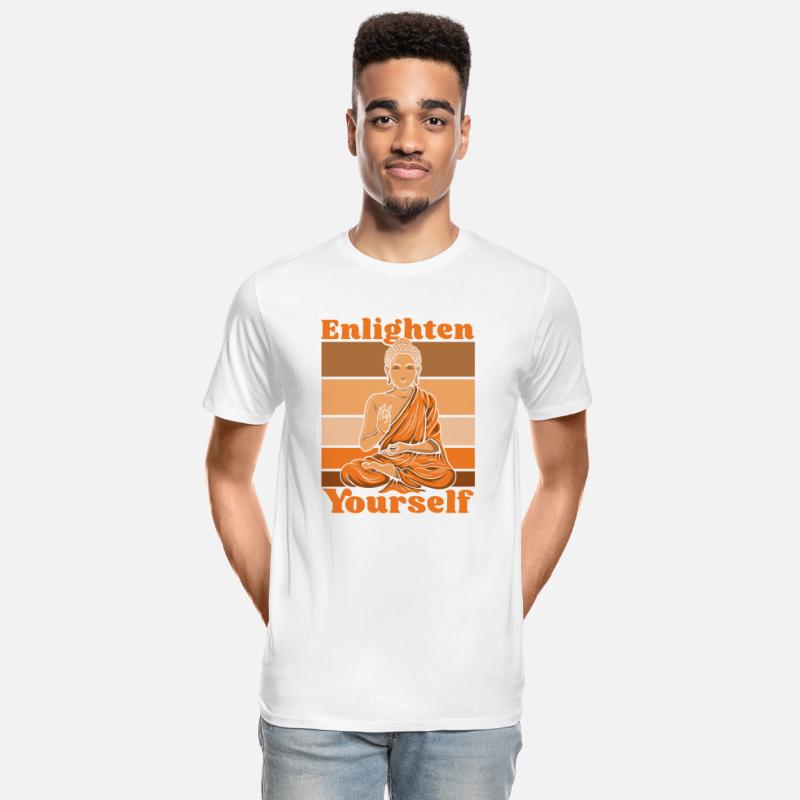 Enlighten Yourself Buddhist Statue Symbol Priest