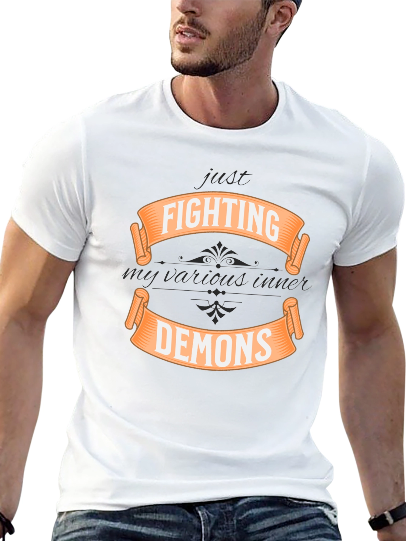 Fighting Demons Graphic T-Shirt