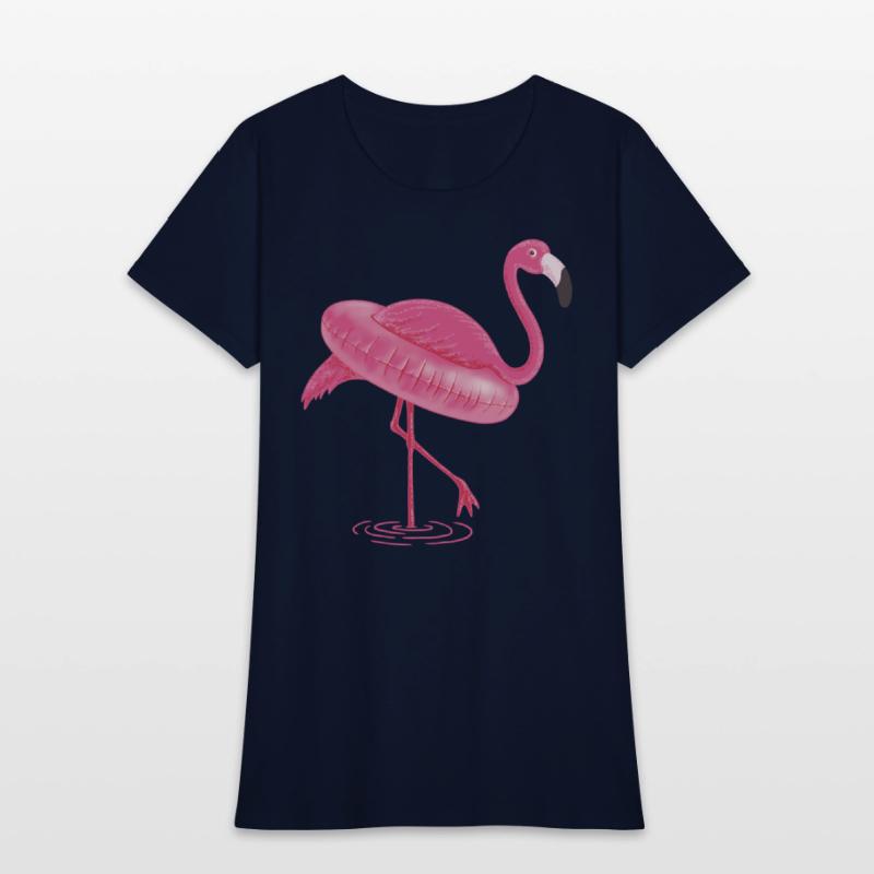 Flamingo Swimming Circle