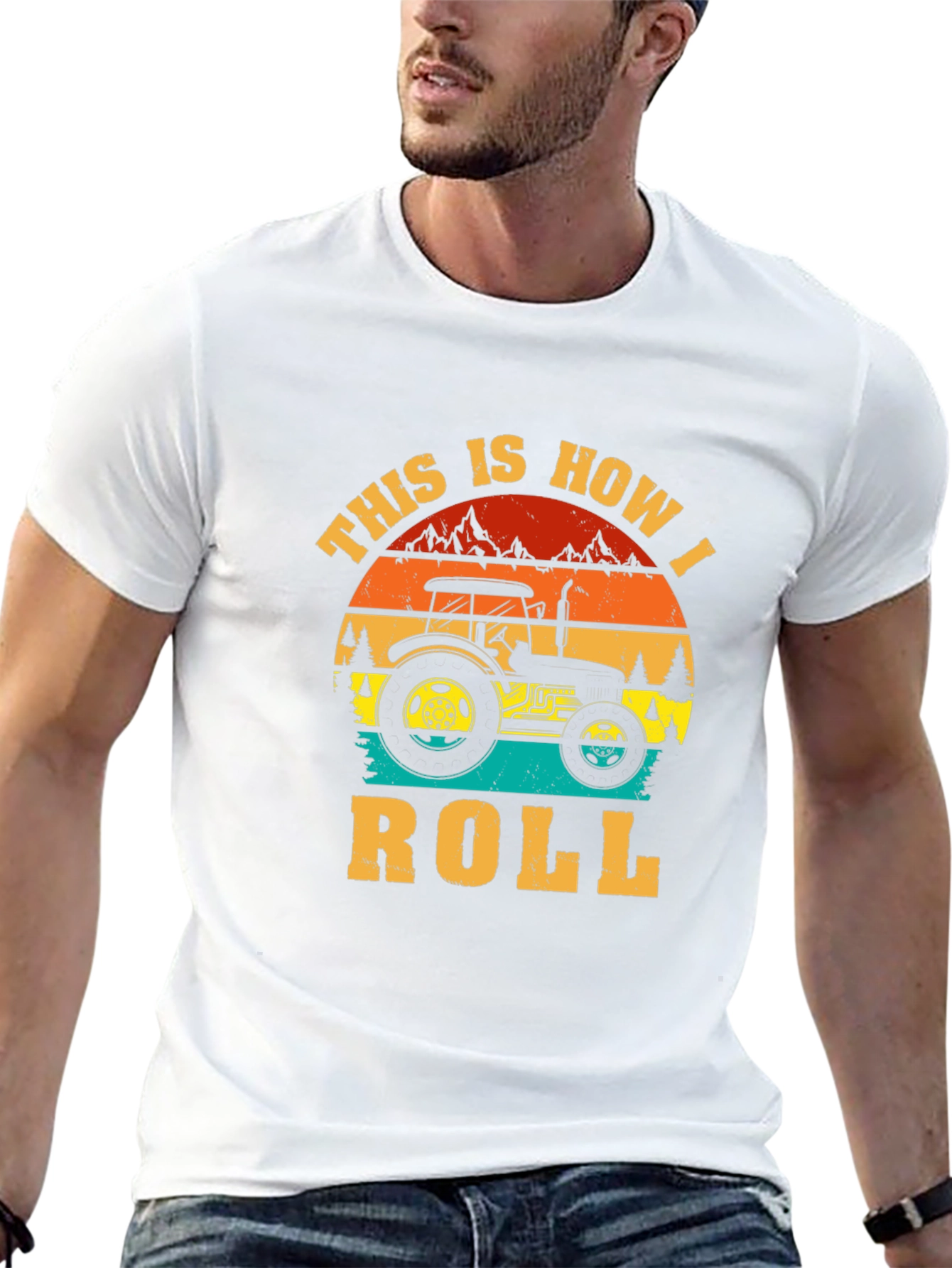 This Is How I Roll Tractor Graphic Tee