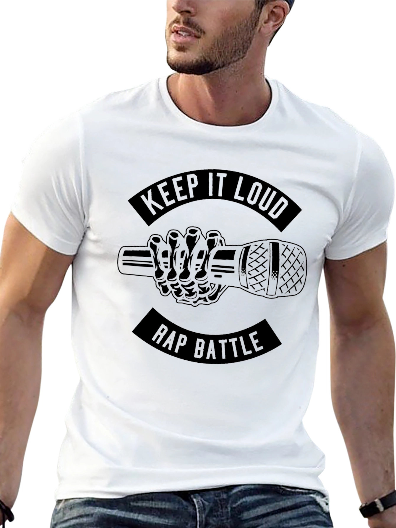 Keep It Loud Rap Battle Graphic Tee