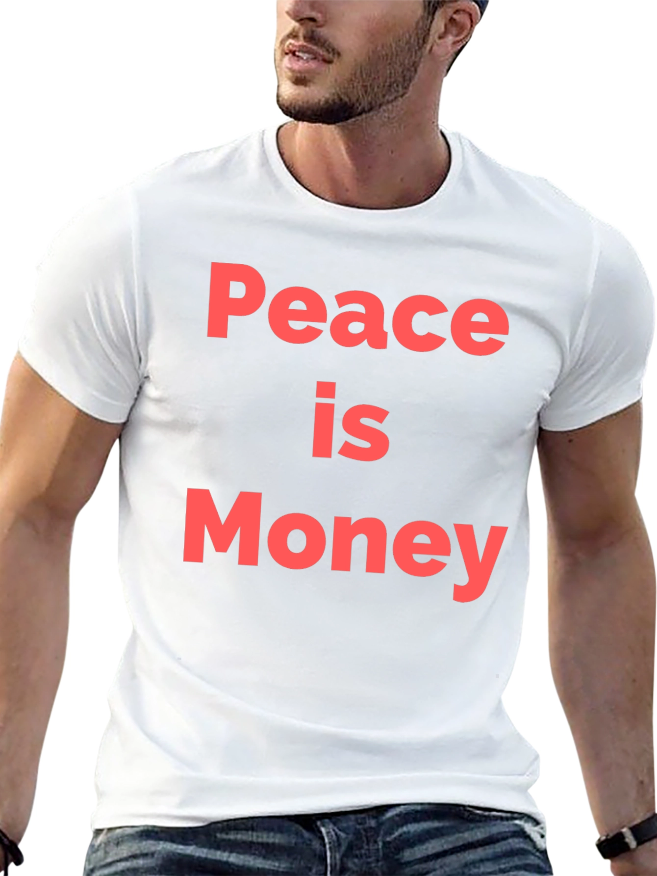 Peace is Money Graphic T-Shirt