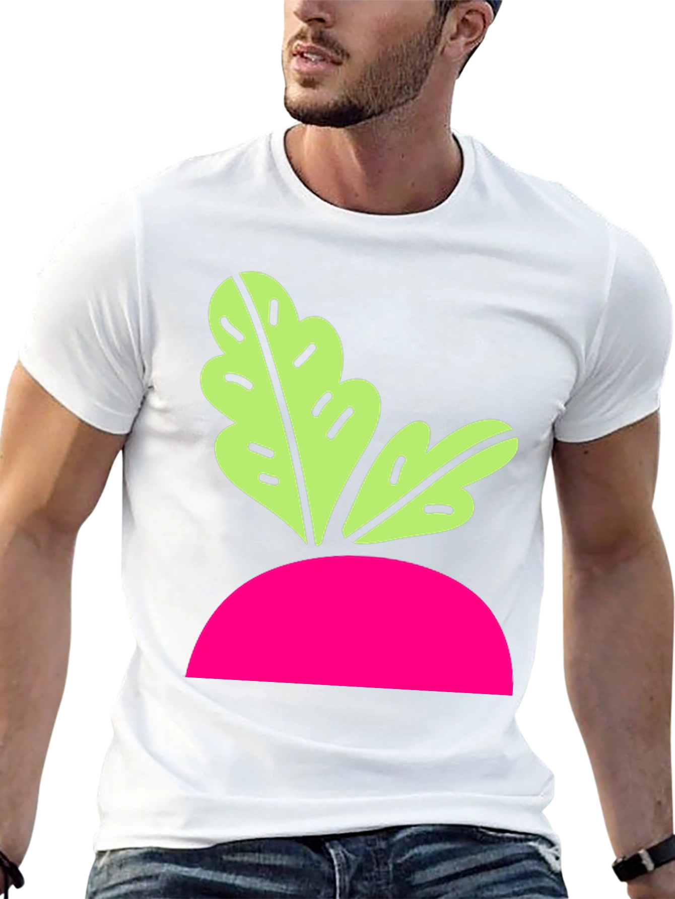 Radish Graphic T-Shirt - Modern Black Tee