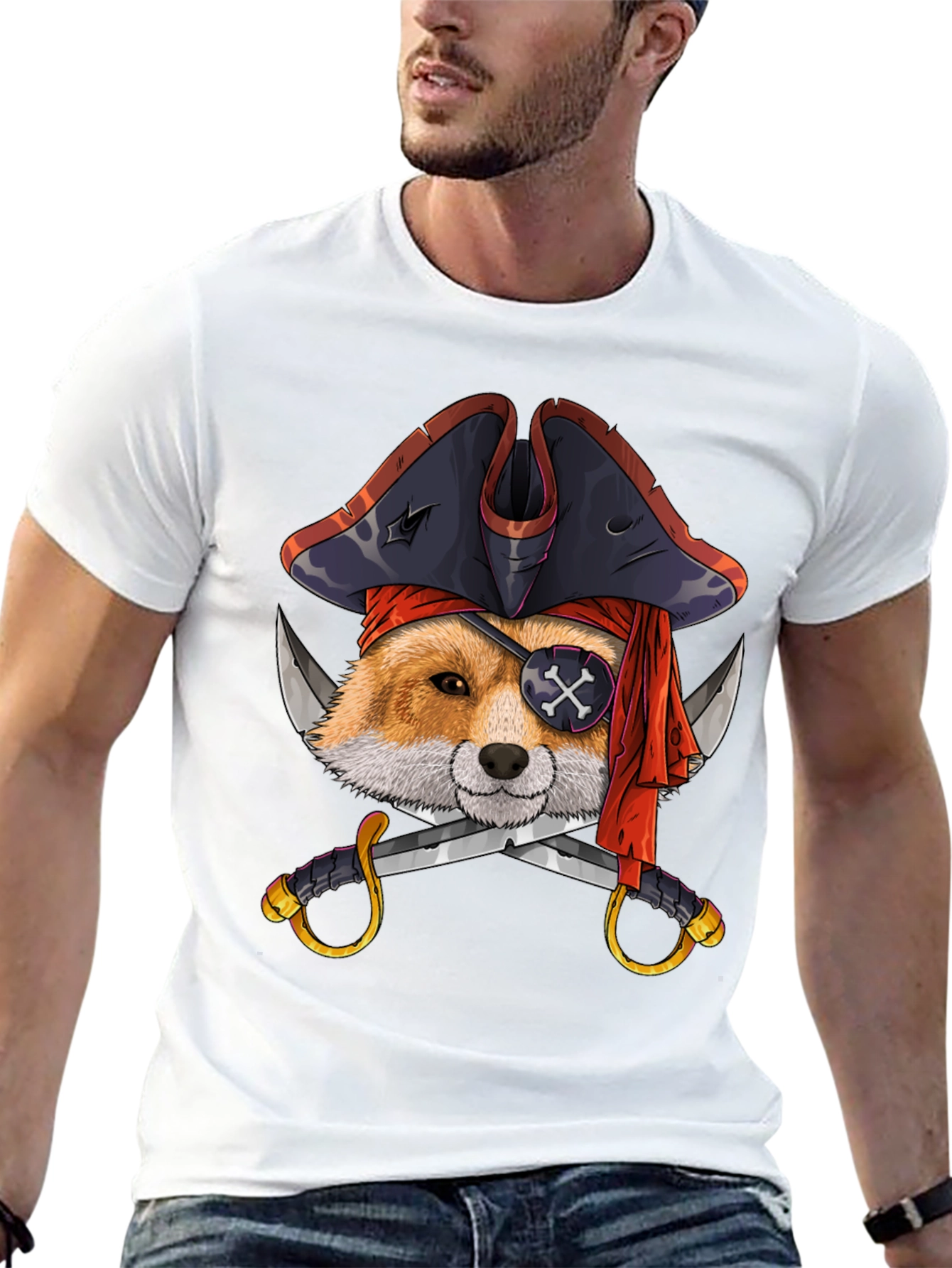 Pirate Fox Graphic Tee