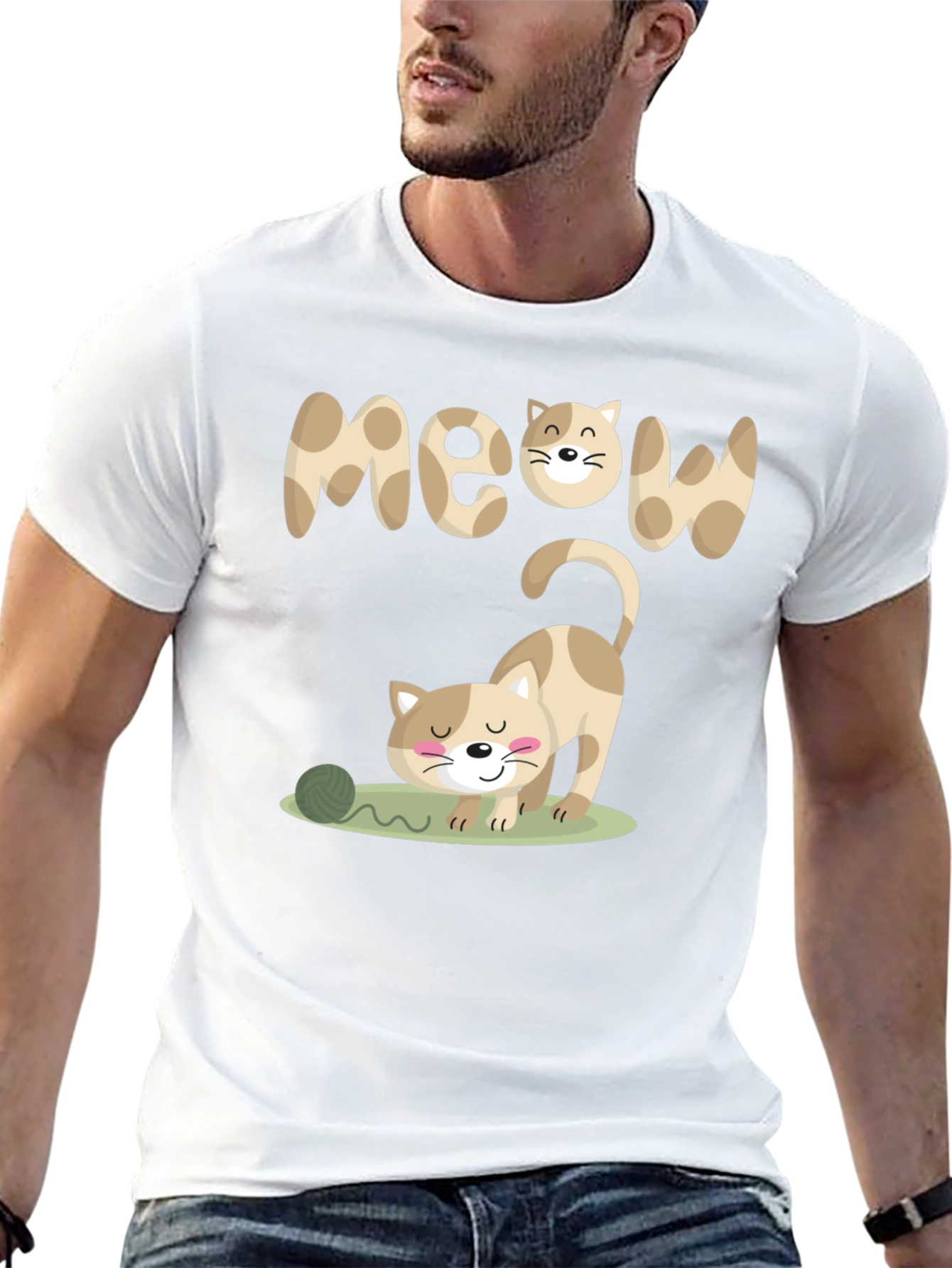 Cute Meow Cat T-Shirt