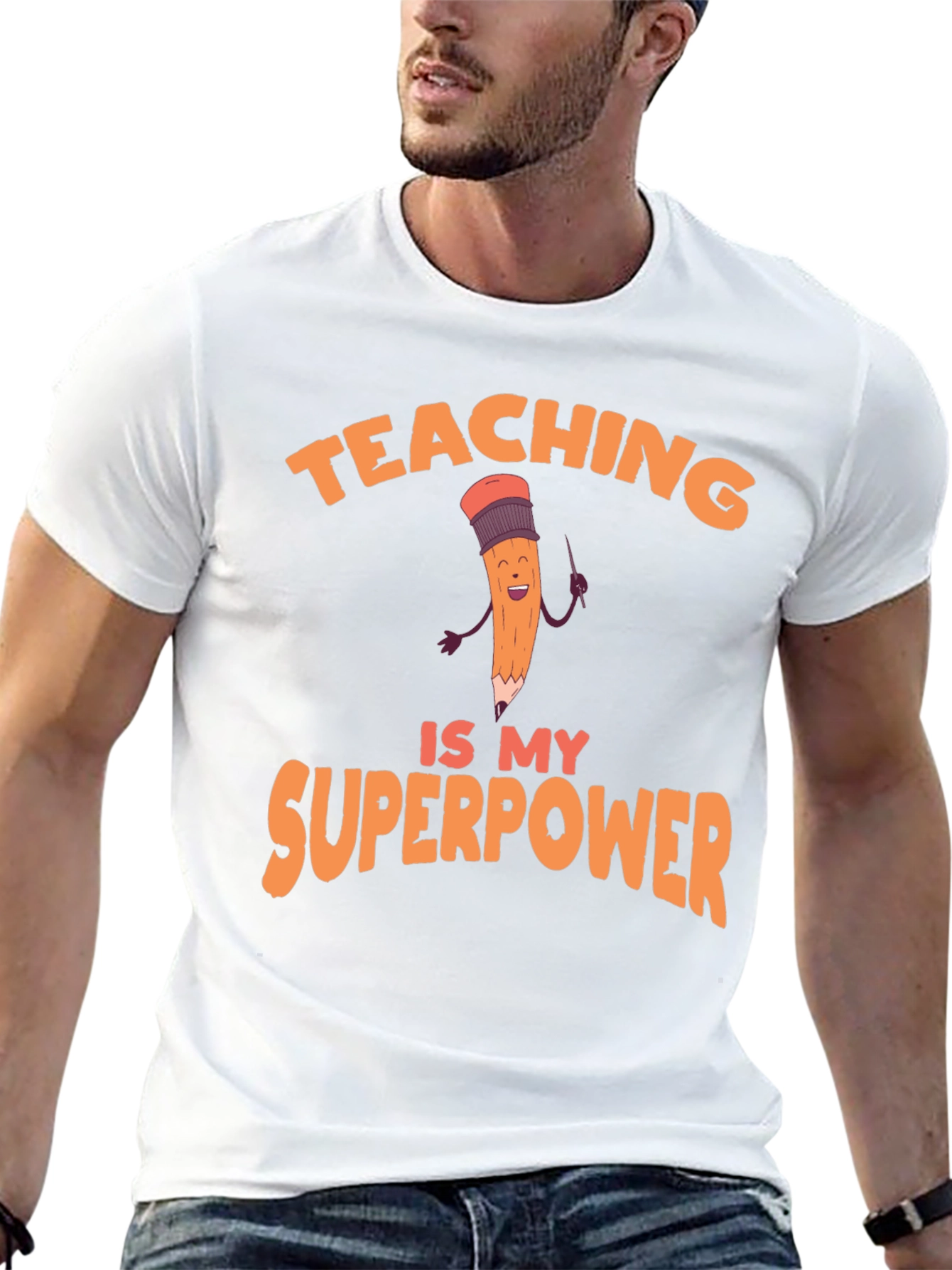 Teaching is My Superpower Graphic Tee