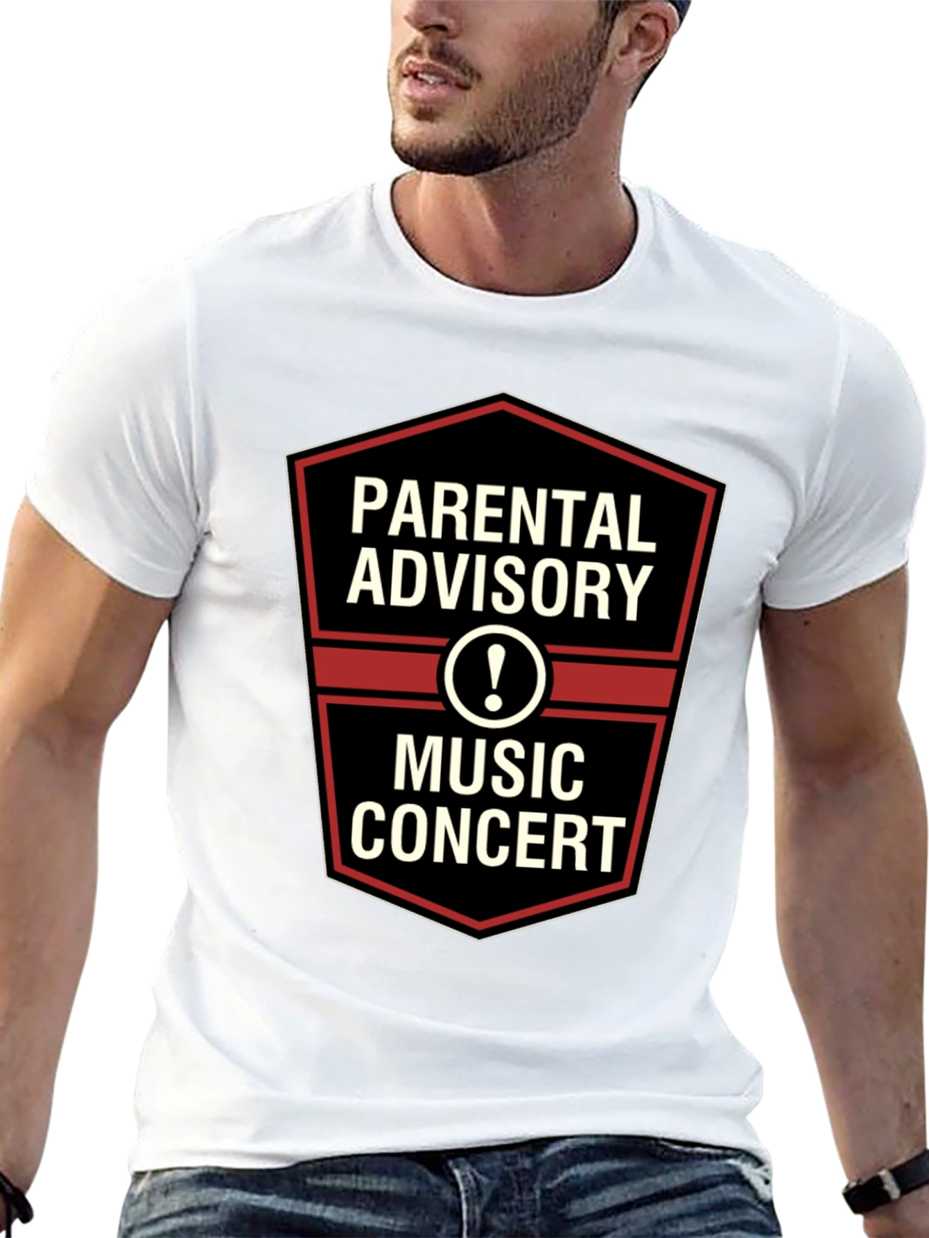 Parental Advisory Music Concert Graphic Tee