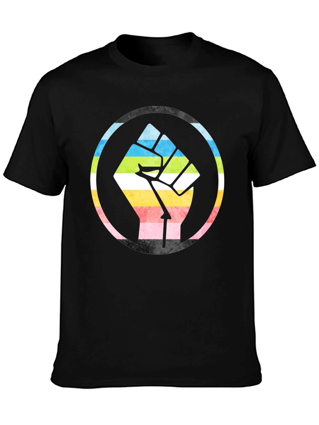 Pride Fist T-Shirt - Rainbow Power