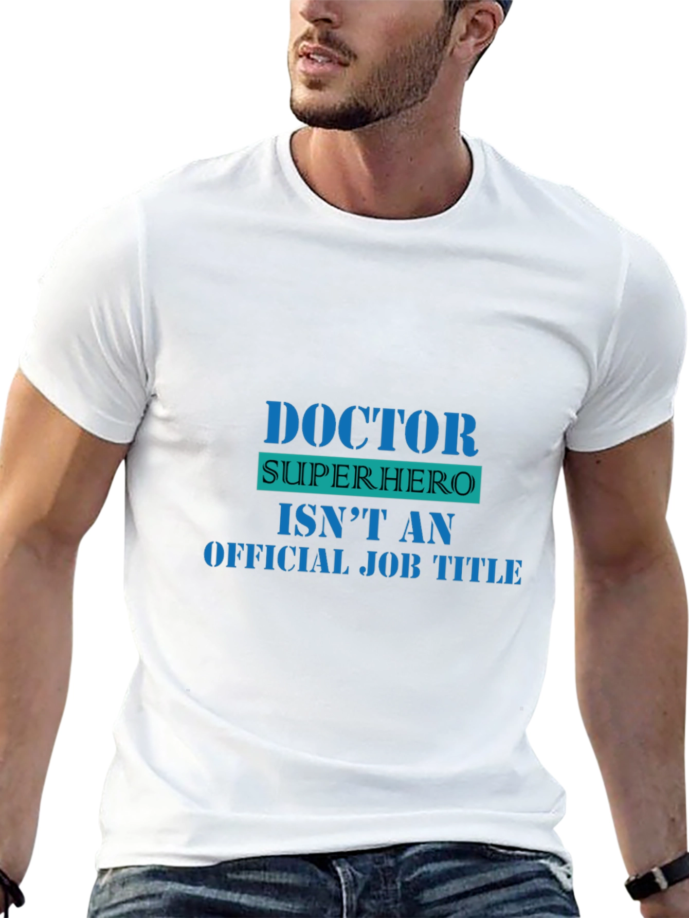 Doctor Superhero Funny Graphic Tee