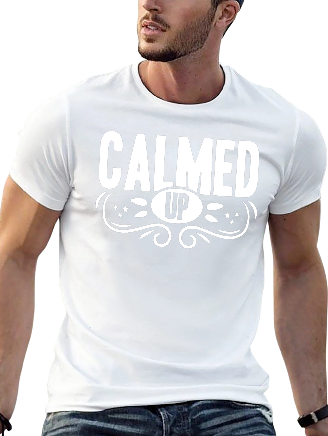 Calmed Up Graphic T-Shirt - Relaxed Style