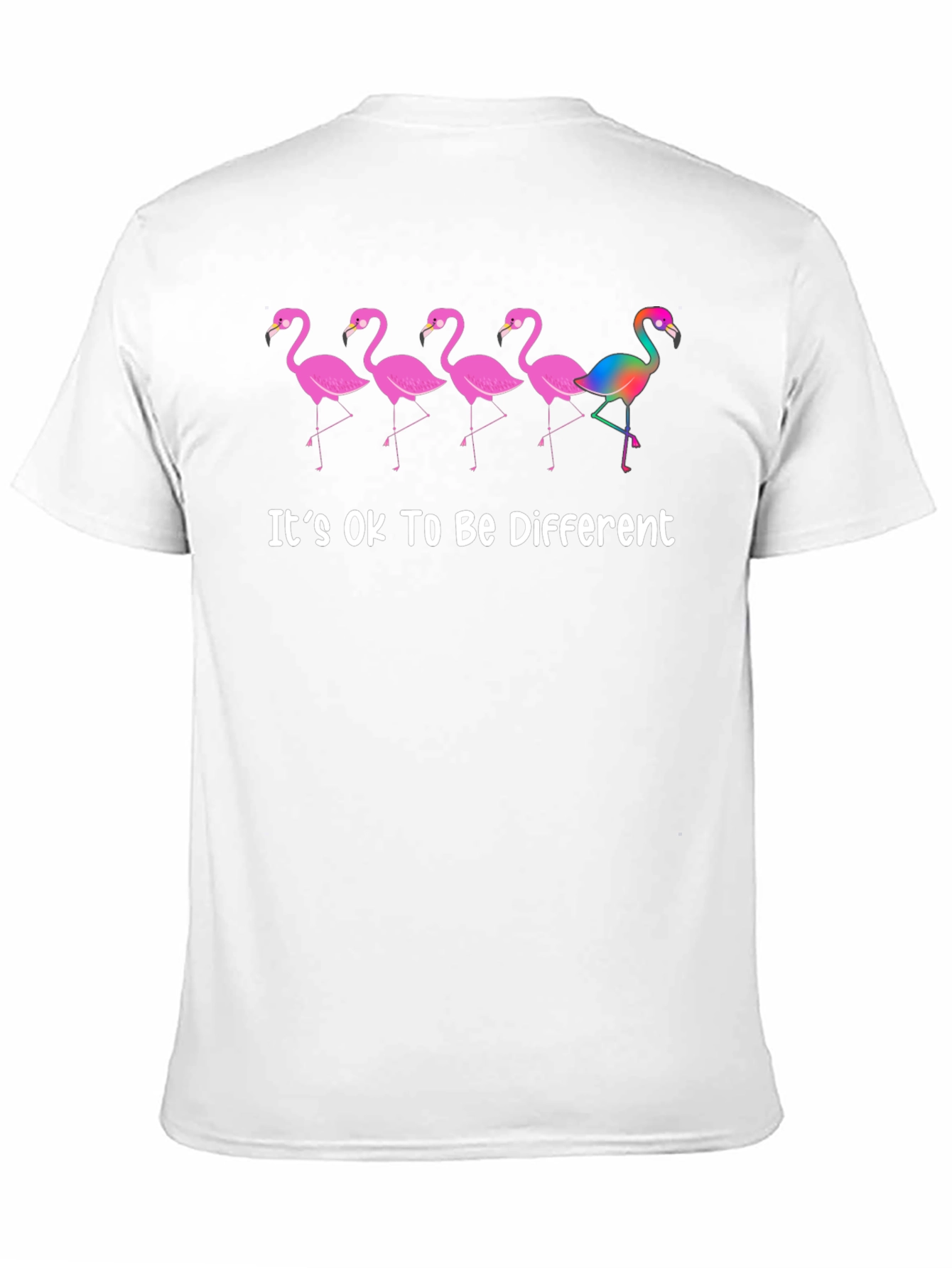 Its OK To Be Different Flamingo T-Shirt